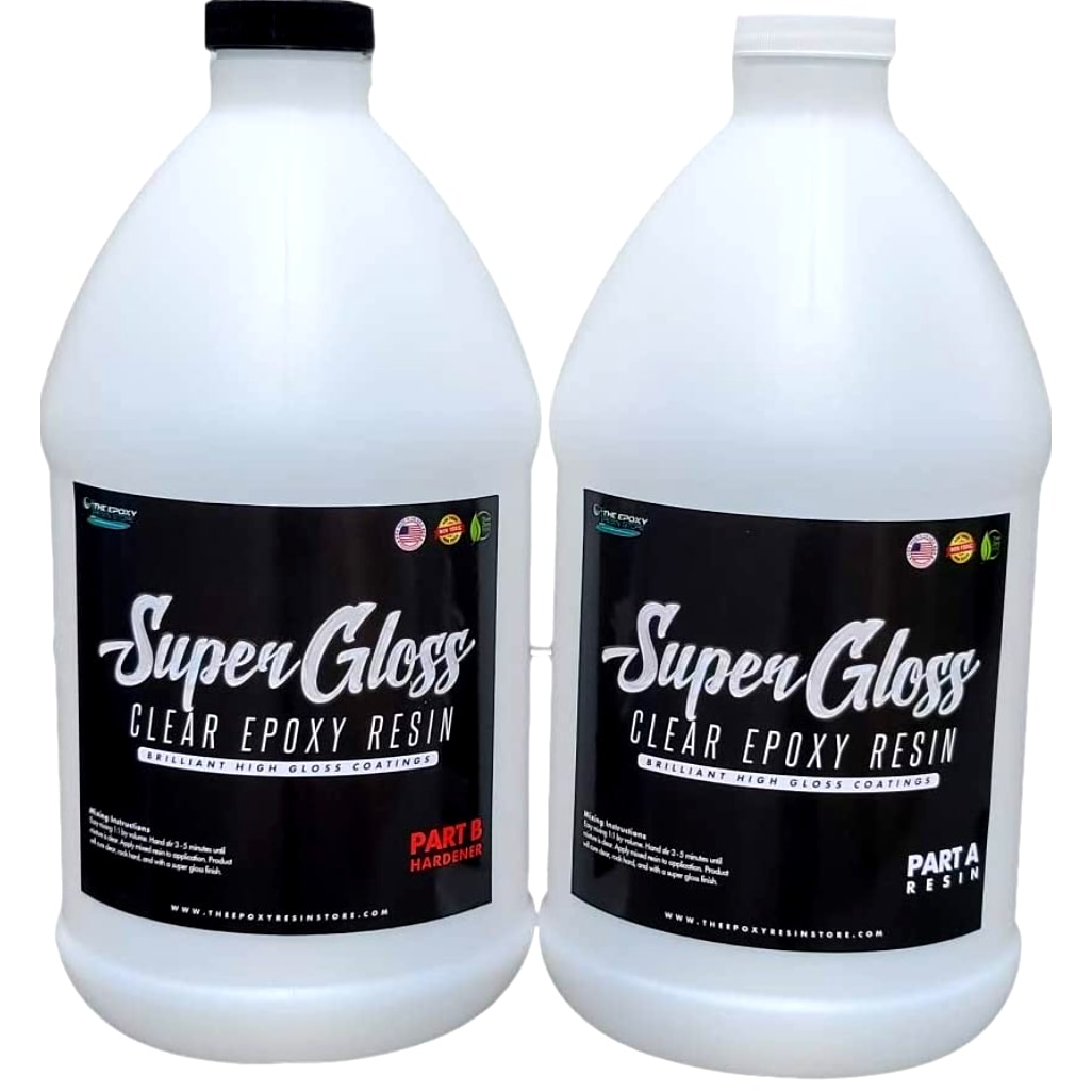 Super Gloss Epoxy Resin Kit  1:1 Ratio High Gloss Finish for